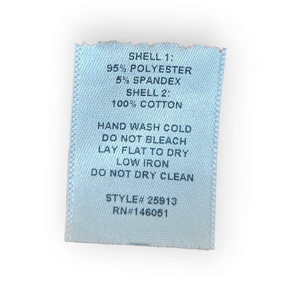 Monteau Blouse Size Large Burnt Orange Lace Sleeves Keyhole Back Pullover - Picture 9 of 9